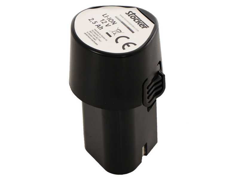 Li-Ion Battery 12V and 2.5Ah for Art. 235, 236, 225, 229 - STOCKER
