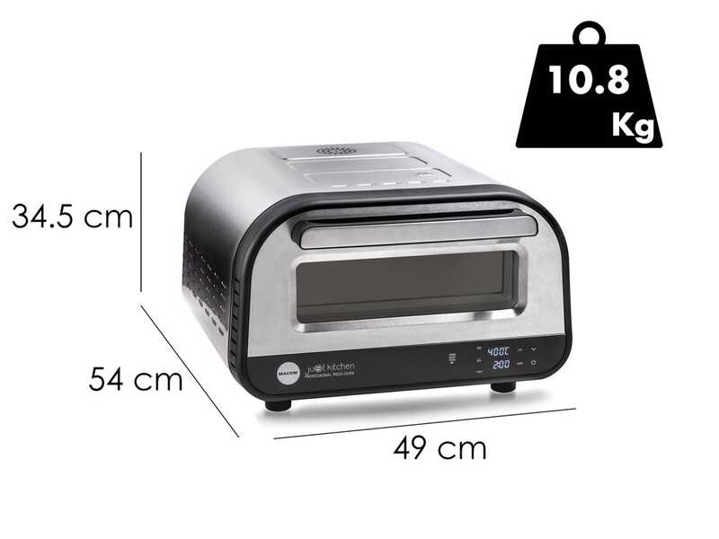 MACOM - Just Kitchen Pizza Oven - Electric Oven - 1700W