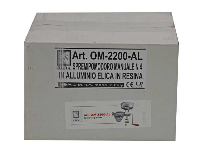 New O.M.R.A OM-2200-AL - Manual N4 Aluminium Tomato Press