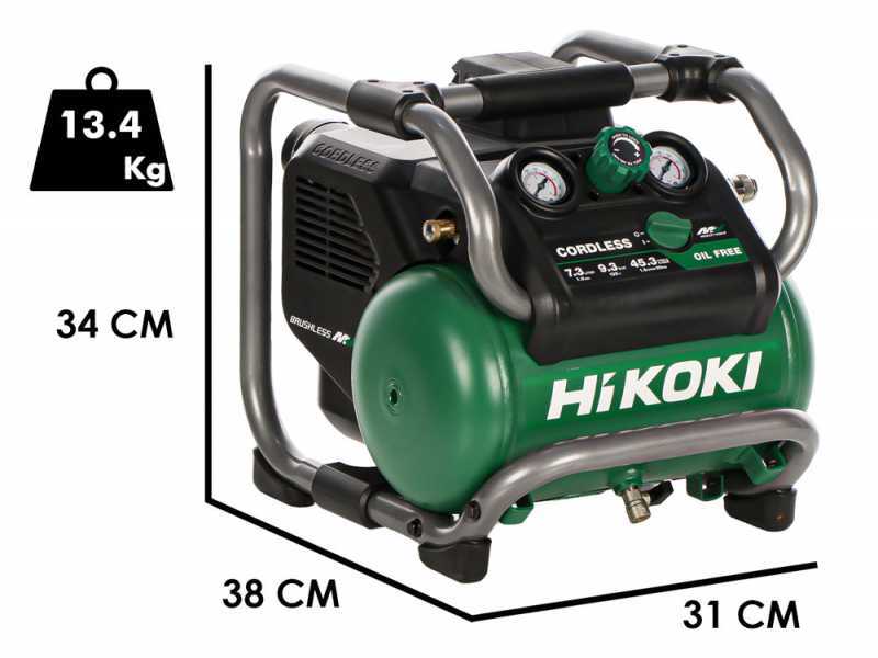 HIKOKI EC36DAW4Z - Portable cordless compressor - 36V - WITHOUT BATTERIES AND CHARGERS