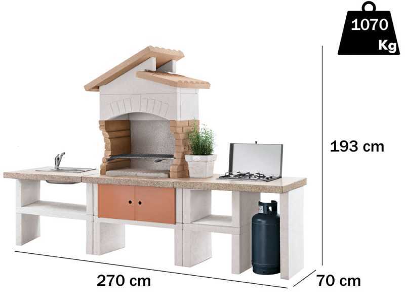 Palazzetti Cordoba 2 - Outdoor Masonry Kitchen
