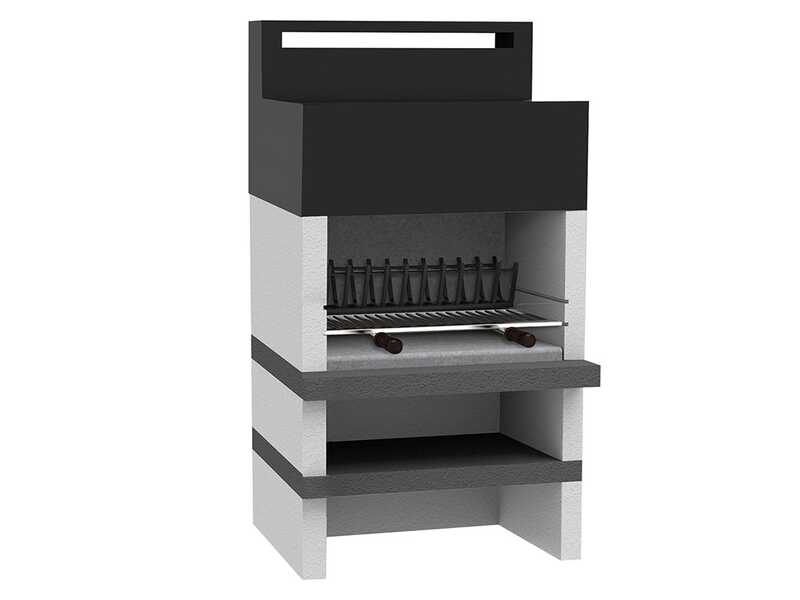 Edilmark Rock - Masonry Wood and Charcoal Barbecue
