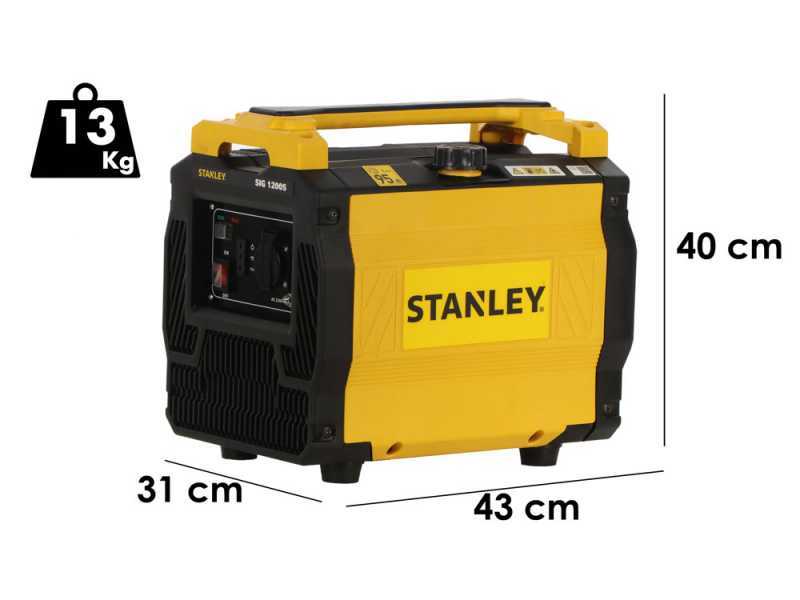 Stanley SIG 1200S - 1,02 kW Inverter Power Generator - DC 1 kW Single-phase