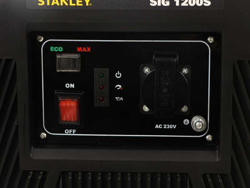 Stanley SIG 1200S Single-phase 1,02 kW Inverter Power Generator