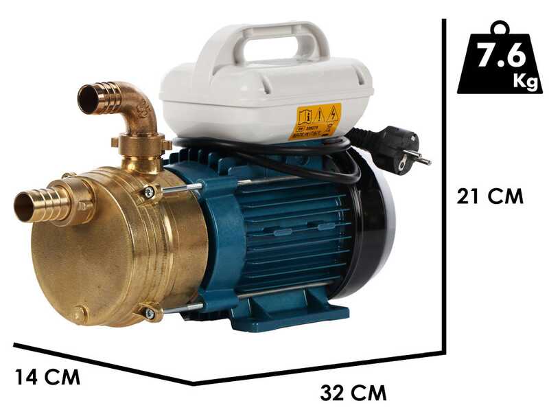 Tellarini EEM 25 - Brass electric transfer pump - Single-phase - 230V