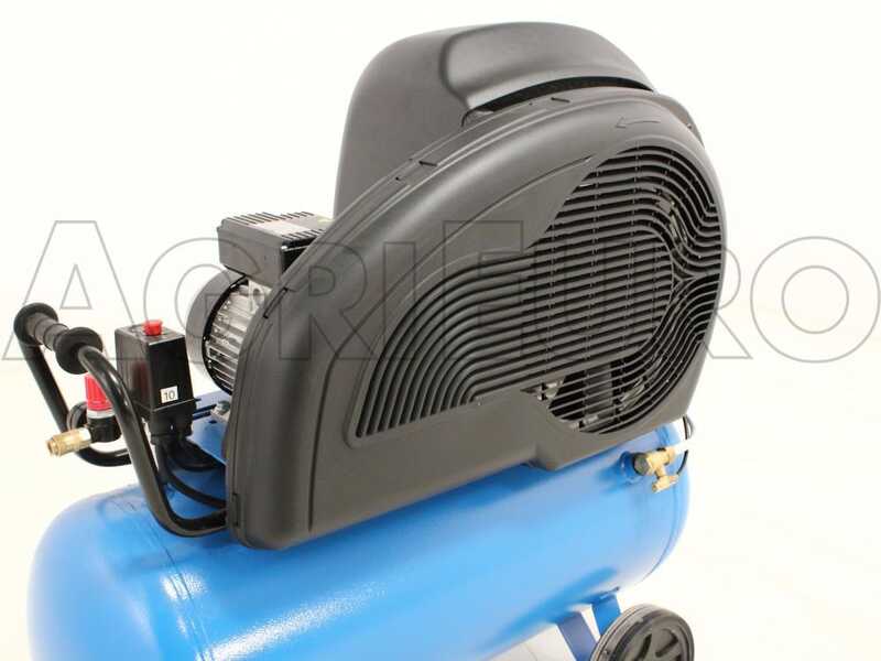 ABAC SILENT A29B 90 CM2 - Silenced single-phase belt-driven electric air compressor - 2 HP motor - 90 l