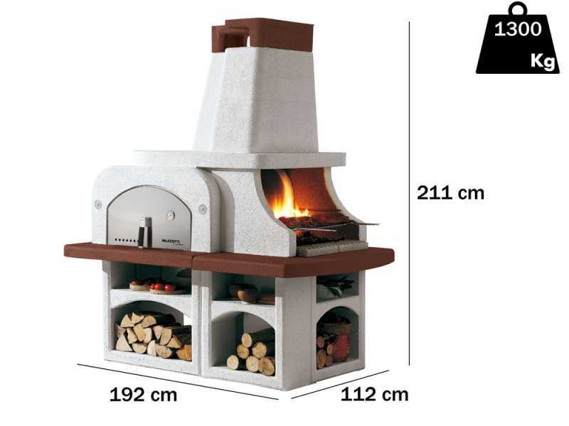 Palazzetti Parenzo - Masonry Barbecue with Oven