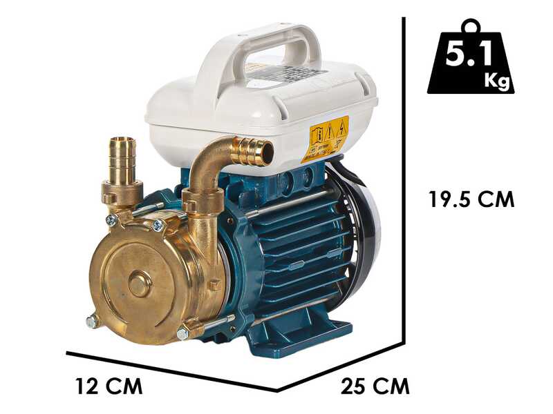 Tellarini EEM 20 - brass transfer pump - Single-phase - 230V