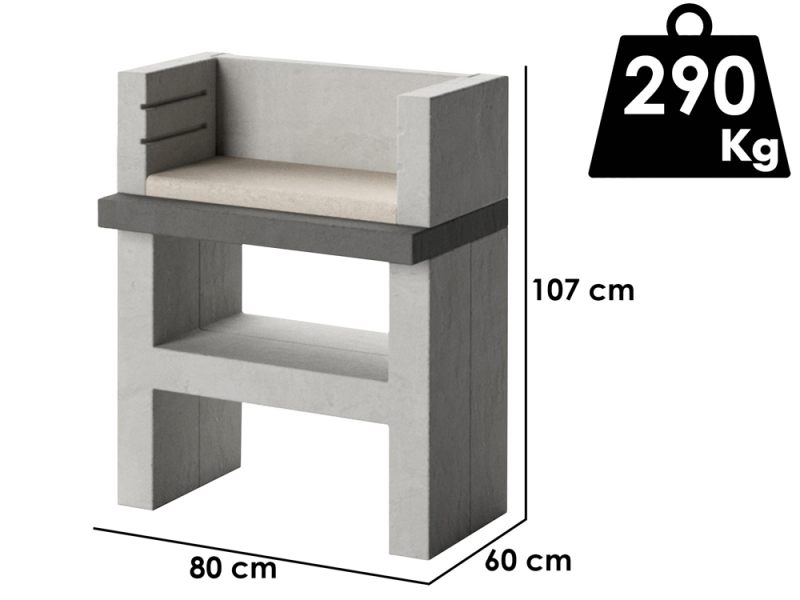 Edilmark Funny - Mansonry Charcoal Barbecue