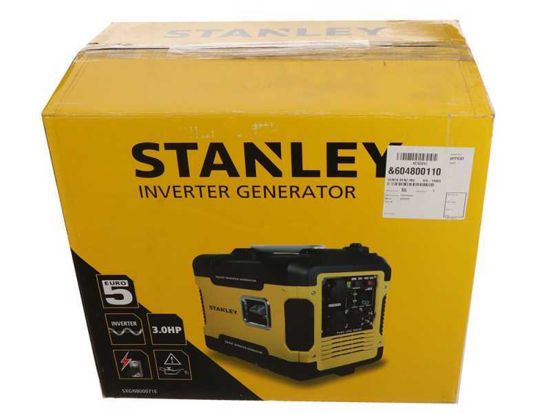 Stanley SIG 1900S - 1,88 kW Inverter Power Generator - DC 1.7 kW Single-phase
