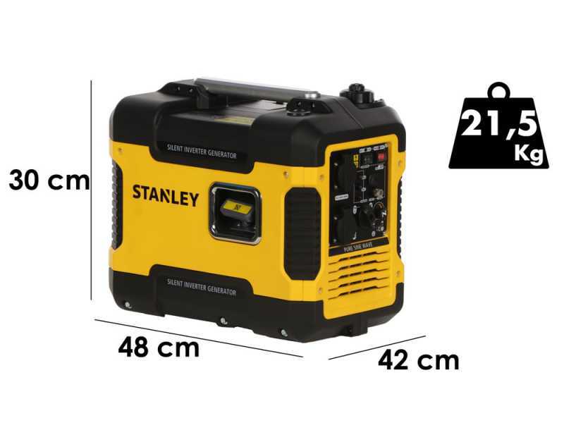 Stanley SIG 1900S - 1,88 kW Inverter Power Generator - DC 1.7 kW Single-phase