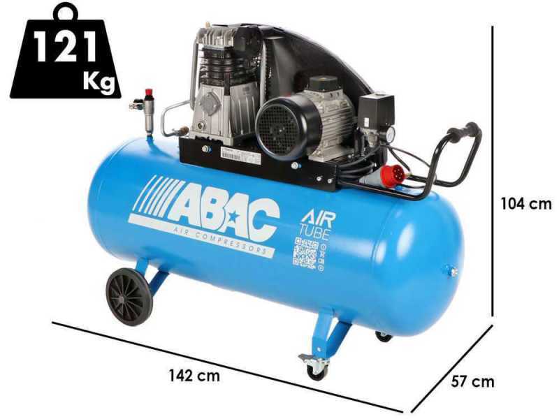 ABAC EXP A39B 270 CT3 - Three-phase electric belt driven air compressor - Motor 3 HP - 270 litres