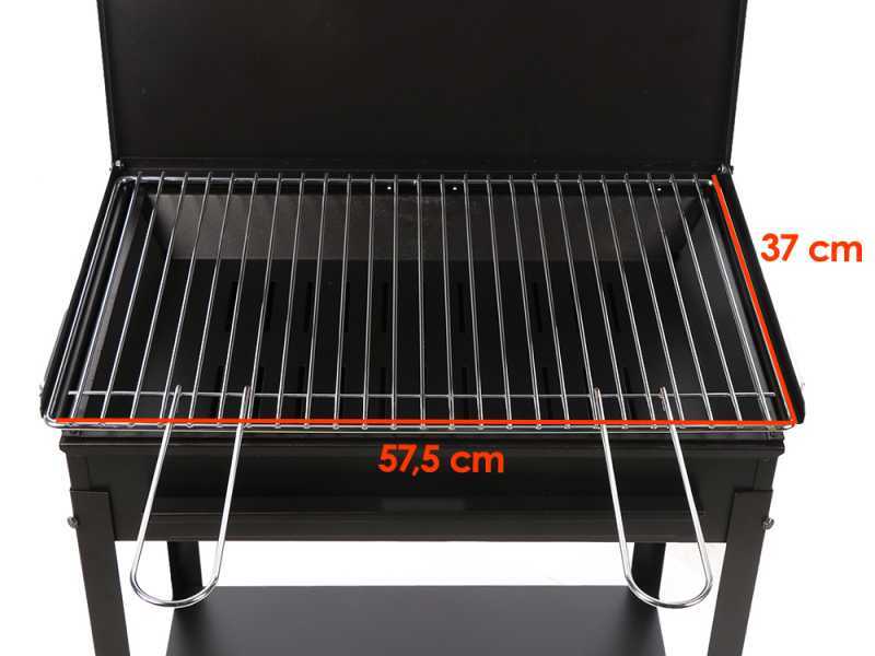 Seven Italy Stromboli Large - Handcrafted Iron Coal Barbecue - 57,5x37 cm