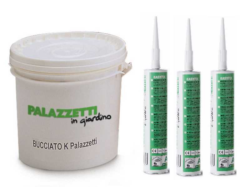 Palazzetti barbecue assembly kit - Quartz paint + adhesive