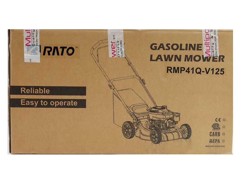 Rato Multipower RMP41Q-V125 - Petrol Lawnmower - 127cc Rato Engine