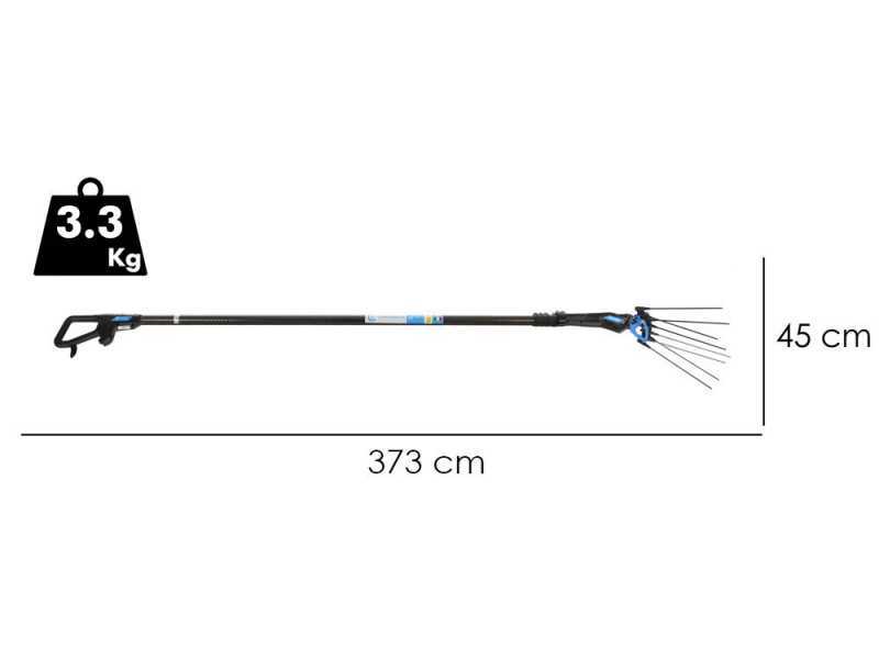 Campagnola MASTER PLUG-IN - 185-270 cm Carbon &amp; Aluminium Pole - Electric Battery-powered Olive Harvester