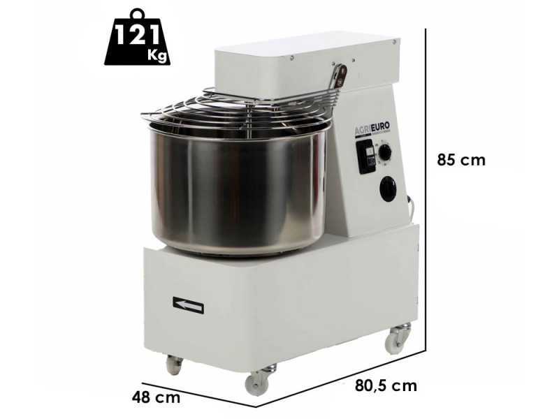 Mixer 5000 H2O - High hydration spiral mixer - Capacity 40 kg - Three-phase