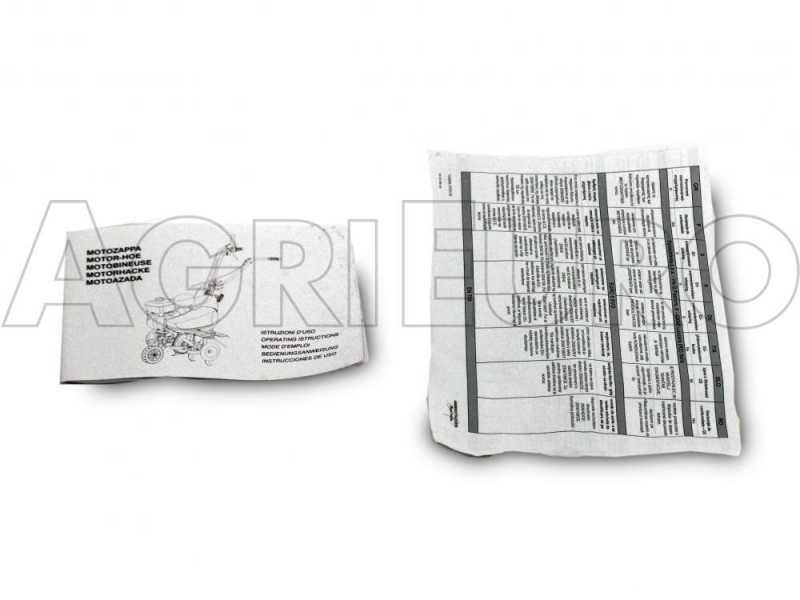 Instructions manual