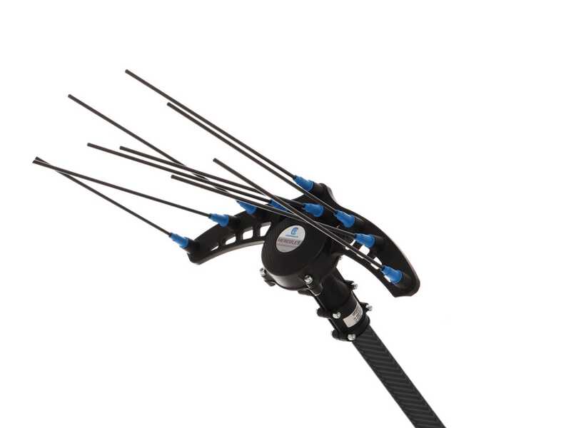 Campagnola Hercules 6 ECO Plug-in - Carbon Pole - 280 cm - Electric Battery-powered Olive Harvester