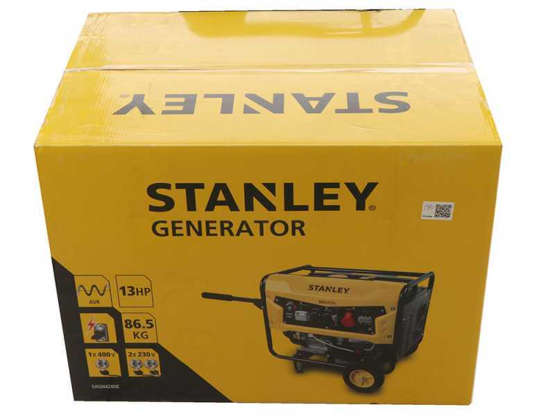 Stanley SG 4200B - Petrol Power Generator - AVR - 4.3 kW - DC 4.0 kW Three-phase