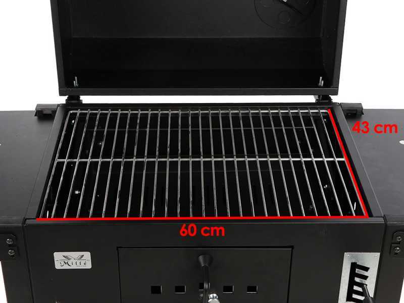 Mille Teseo - Handcrafterd Iron Coal Barbecue - 60x43cm