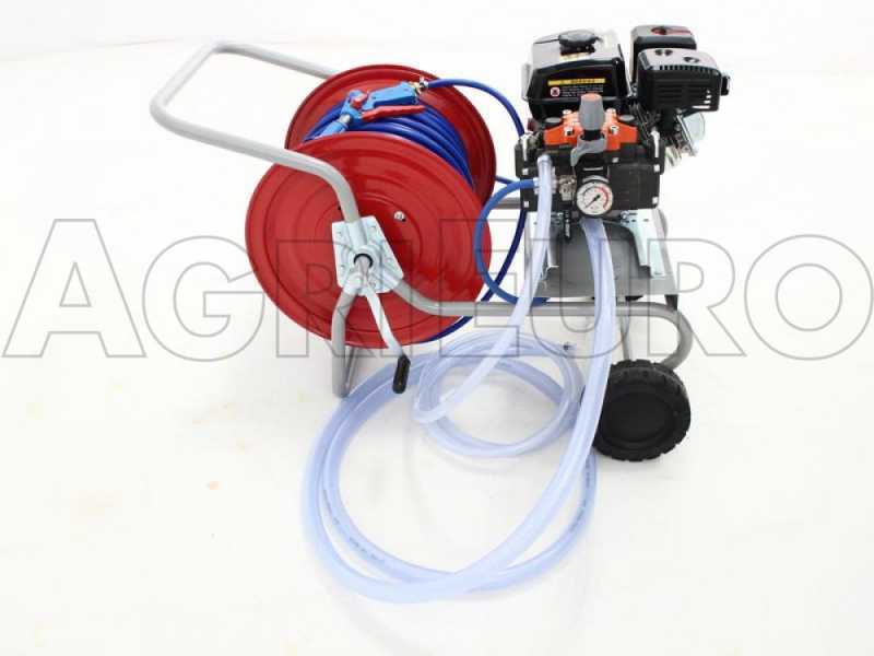Comet MP 30 spraying motor pump kit with Loncin G 200 F petrol engine and trolley