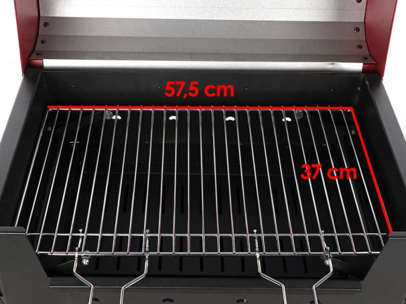 Seven Italy Eliseo Medium - Handcrafted iron charcoal barbecue - 57,5x37cm