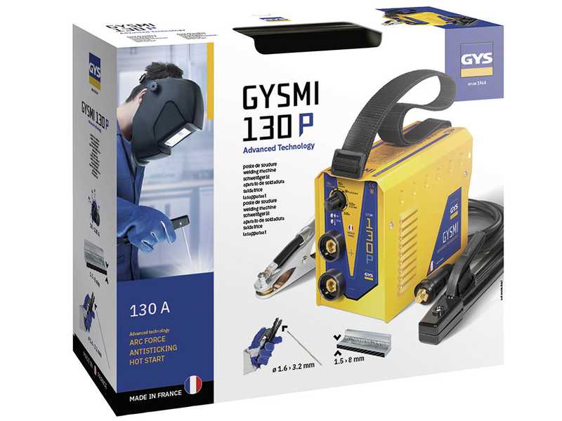 GYS GYSMI 130P - Inverter (MMA) welding machine - direct current (DC) - Case