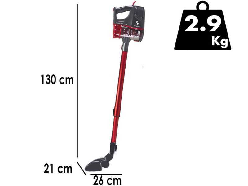Beper P202ASP001 - Electric broom - 2-in-1 - 600W