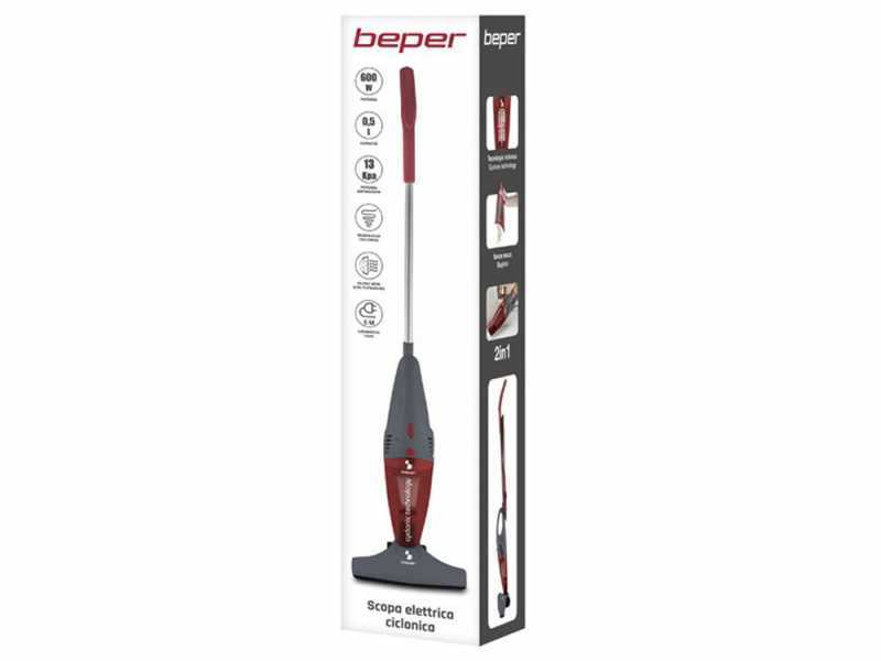 Beper 50451 - Cyclonic electric broom - 2 in 1 - 600W