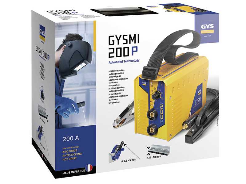 GYS GYSMI 200P - Inverter (MMA) welding machine - direct current (DC) - Case