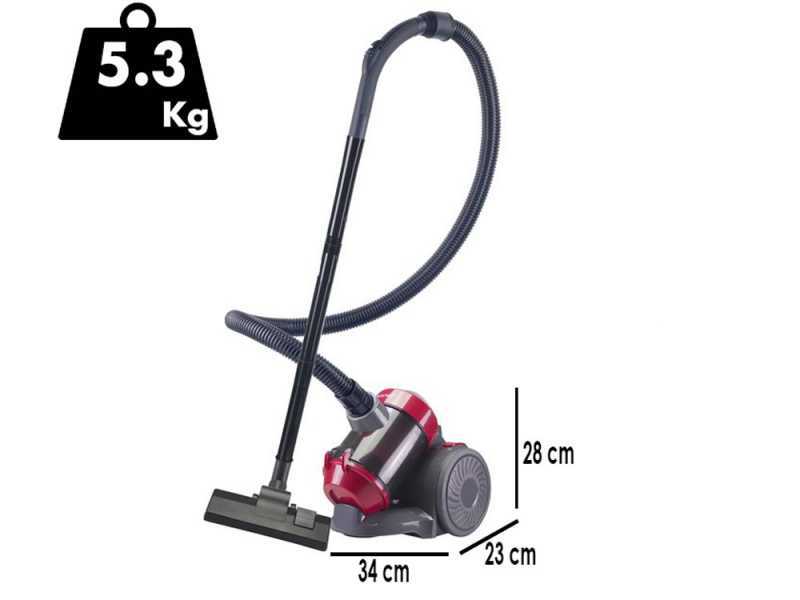 Beper P202ASP200 - Cyclonic canister hoover - 800W