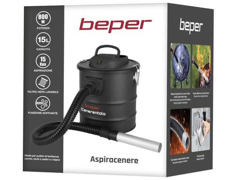 Beper P202ASP250 - Canister ash vacuum cleaner - 15L