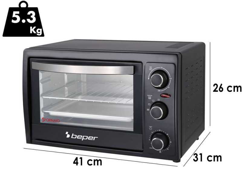 Beper 90883 - Electric Oven - 1300 W
