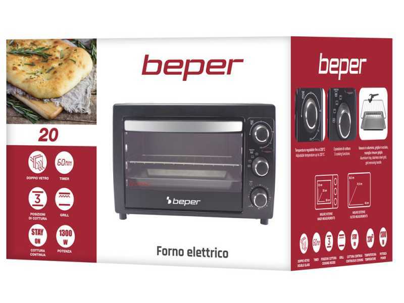 Beper 90883 - Electric Oven - 1300 W