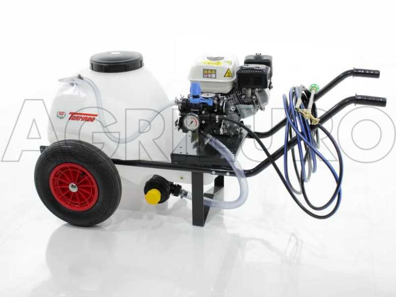Comet MC 25 Sprayer Pump - Honda GP 160 and 80L Tank Trolley Kit 