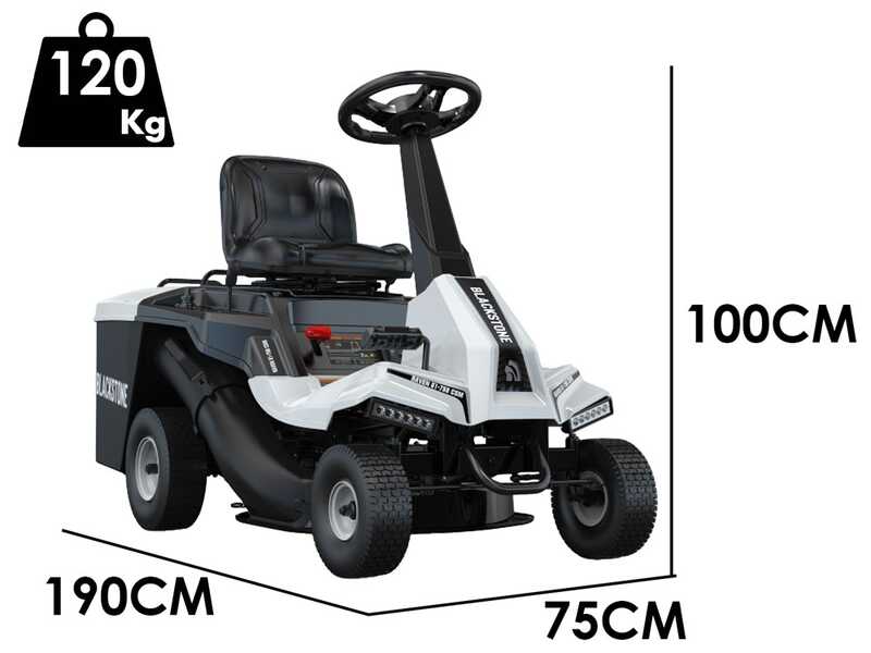 Blackstone RAVEN 61-750 CSM - Mini-rider Riding-on Mower - 224cc Engine