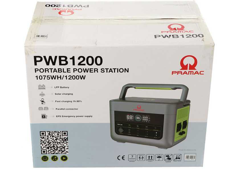 Pramac PWB 1200 - Portable PowerStation Battery - 1200W - 1075 Wh/25.6V