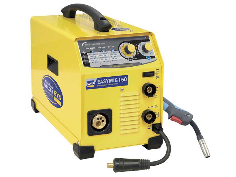 GYS Easymig 150 - Inverter Welding Machine (MIG/MAG: GAS, NO GAS and MMA) - direct current (DC)
