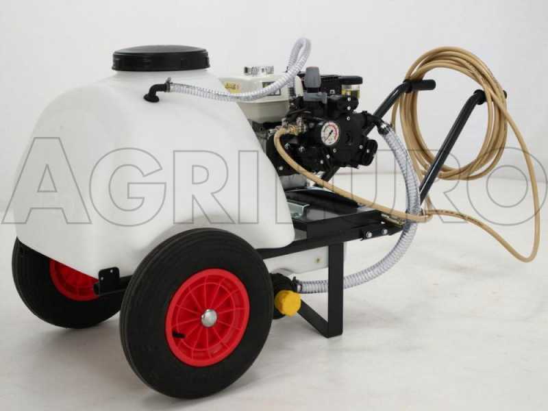 Comet APS 41 Sprayer Pump - Honda GX 160 and 120L Tank Trolley Kit 