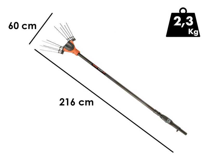 Bahco BCL52TP 36V - Electric Battery-powered Olive Harvester - 216-296 cm Carbon Pole