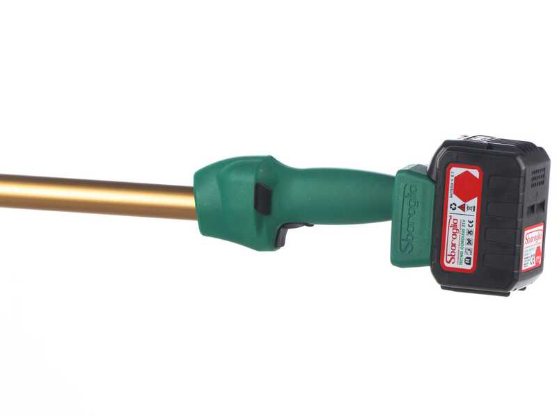 Sbaraglia Super23 Cordless - Electric Battery-powered Olive Harvester - 150-250 cm Aluminium Extension Pole - 3x (21V-5.2Ah)