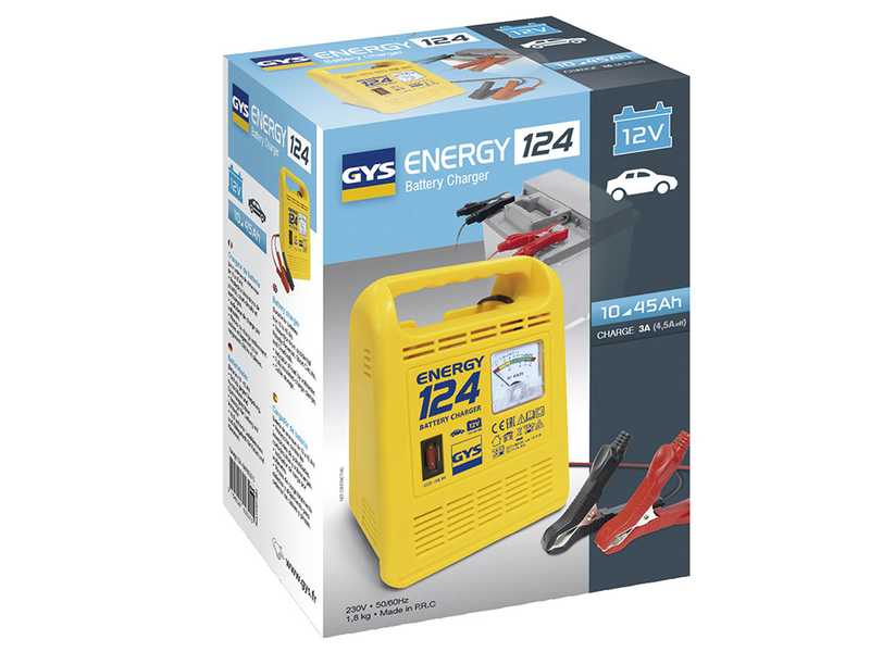GYS Energy 124 - Charger - 12V Batteries 10 to 45Ah