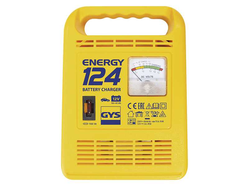 GYS Energy 124 - Charger - 12V Batteries 10 to 45Ah
