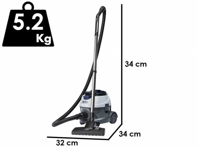 Nilfisk VP 100 EU - Professional hoover - 10 l plastic drum - 880W