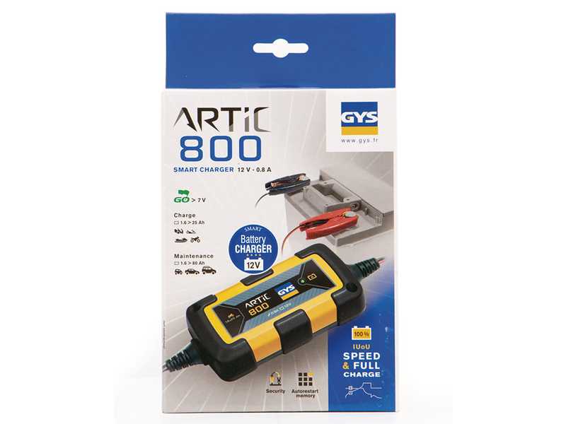 GYS artic 800 - Automatic Charger and Battery Maintainer - 12V
