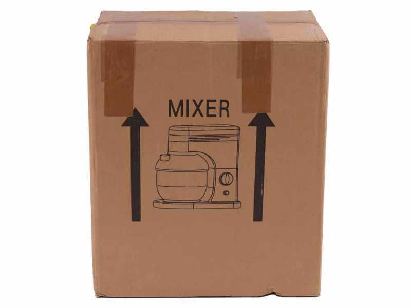 Euromech EPM 5 - Variable speed planetary mixer - Stainless steel bowl 5L