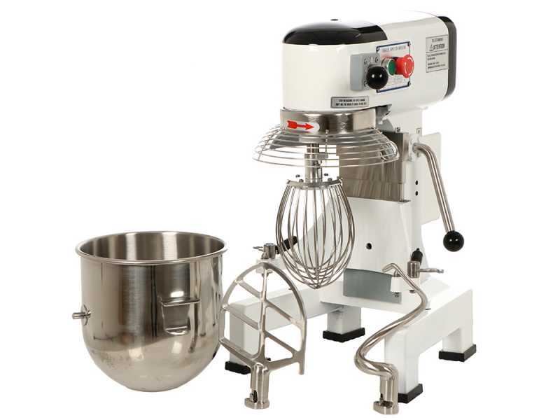 Prismafood iLine MZPL010 - Planetary Mixer - 10 L Stainless Steel Tank