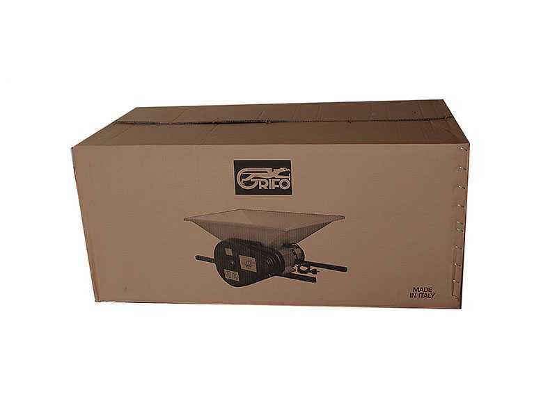 Grifo PMI.18 - Stainless Steel Electric Crusher - with Included Guards