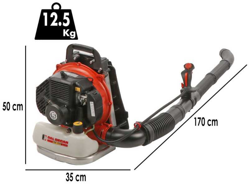 Dal Degan Monsone DK201 - Professional petrol backpack blower